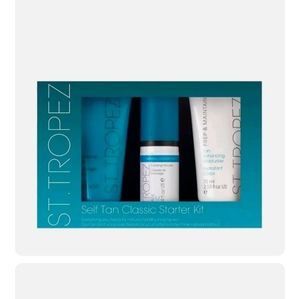 St. Tropez Self Tan Classic Starter Kit NIB Sealed Mousse Polish Lotion Mitt New